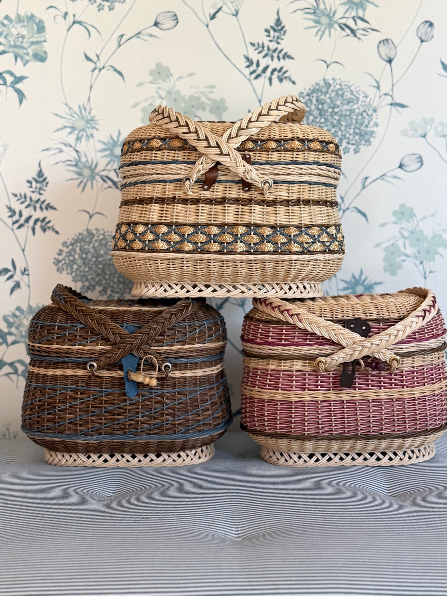 PREORDER French Market Basket - Plum