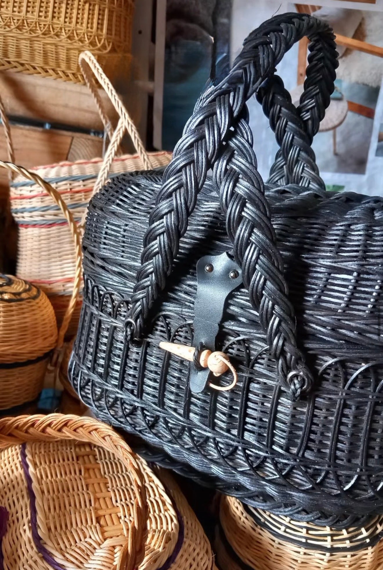 PREORDER French Market Basket - Black