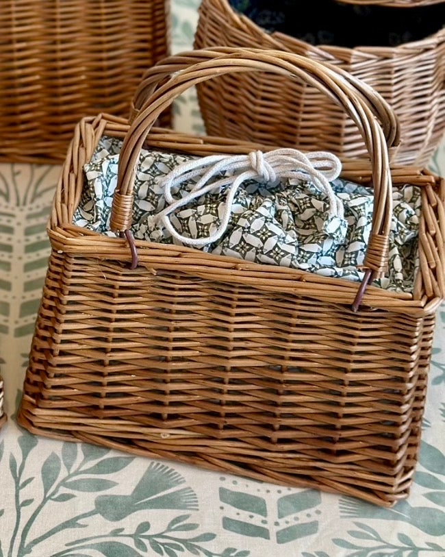 Birkin Wicker Tote