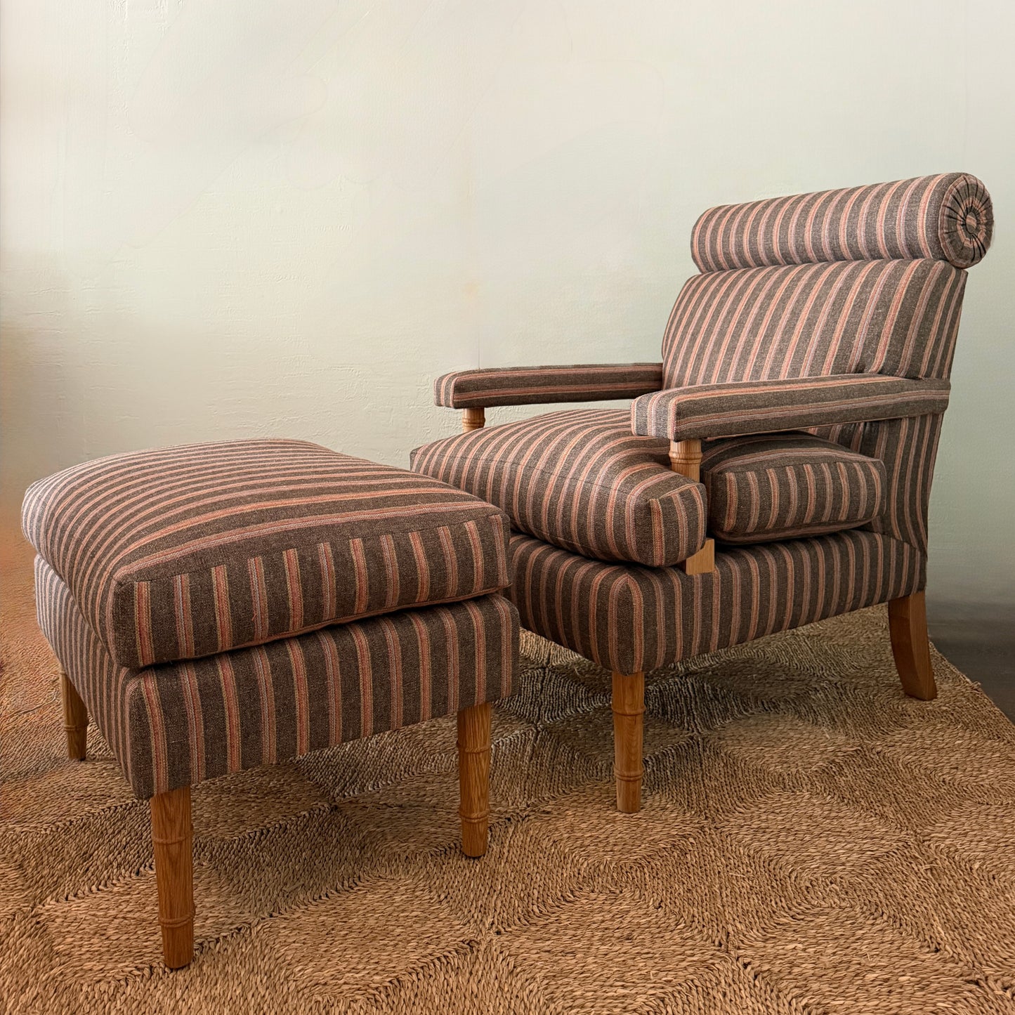 Inverness Chair + Ottoman